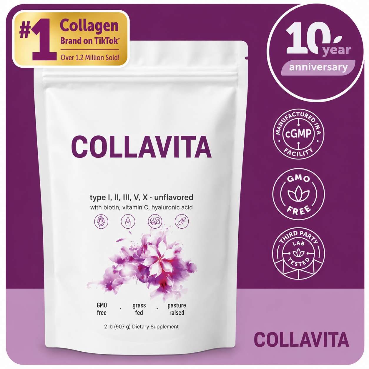 OEM Private Label 2LB Multi-Collagen Protein